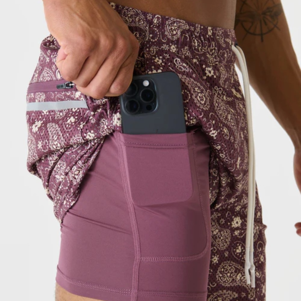 NEW LEGENDS LUKA MESH SHORT COLOR SOSTA PAISLEY Sz M NWT - Picture 6 of 12